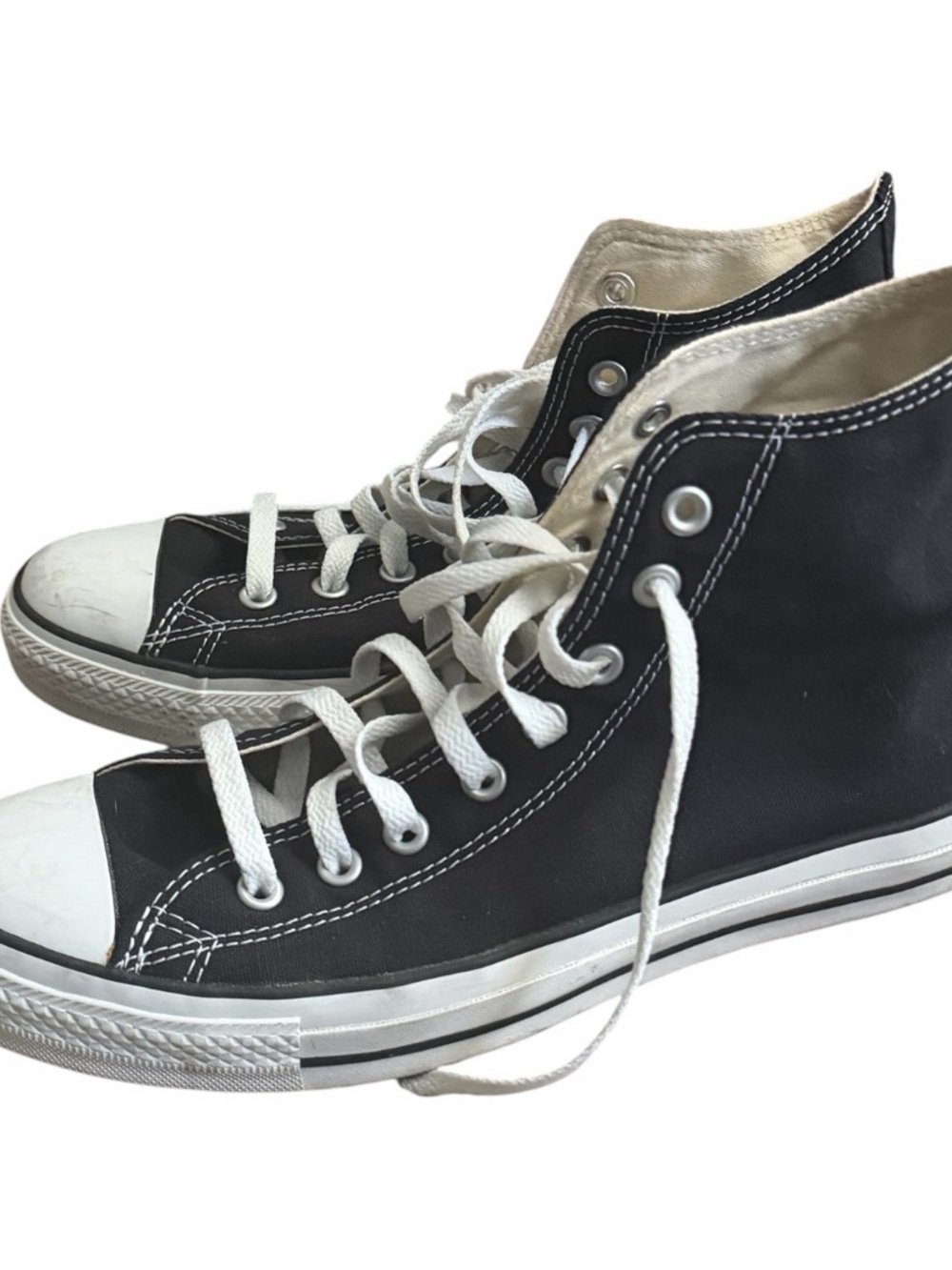 Converse Men’s 10 Black High Top Shoes Sneakers